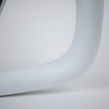 FACIA TESERY Yoke Plaid Steering Wheel for Tesla Model 3 / Y White Leather