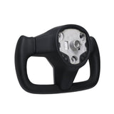 FACIA TESERY Perforated Leather Yoke Steering Wheel for Tesla Model 3 / Y Style 35