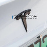FACIA Tesla Logo  inchesT inches Emblem for Model 3 / Y (Set of 3)