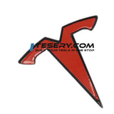 FACIA Tesla Logo  inchesT inches Emblem for Model 3 / Y (Set of 3)