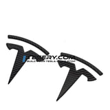FACIA Tesla Logo  inchesT inches Emblem for Model 3 / Y (Set of 3)