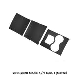 FACIA Carbon Fiber Center Console Wrap Cover for Model 3 / Y
