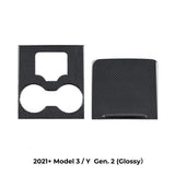 FACIA Carbon Fiber Center Console Wrap Cover for Model 3 / Y