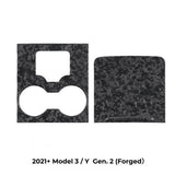 FACIA Carbon Fiber Center Console Wrap Cover for Model 3 / Y