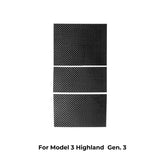 FACIA Carbon Fiber Center Console Wrap Cover for Model 3 / Y