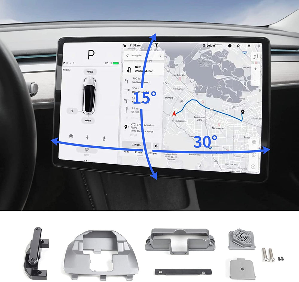 FACIA Model Y / Model 3 Highland Screen Swivel Rotating Mount Kit (Fits RHD and LHD) 