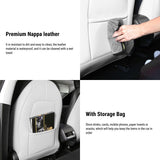 FACIA Lattice Leather Seat Back Protector for Tesla Model 3 and Model Y