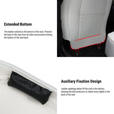 FACIA Lattice Leather Seat Back Protector for Tesla Model 3 and Model Y