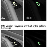 FACIA Glow-in-the-Dark Door Handle Stickers for Model 3 (8-Pack) 2 Colors Easy Find
