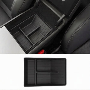 FACIA TPE Armrest Box Hidden Storage Tray for Model Y Standard