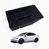FACIA TPE Armrest Box Hidden Storage Tray for Model Y Standard