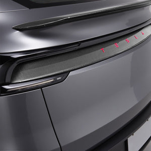 FACIA Trunk Tailgate Applique for Tesla Model Y Juniper Real Dry Molded Carbon Fiber