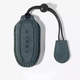 FACIA Alcantara Key Fob Case for Tesla 3 Colors Suede Texture Key Belt Premium Stitching