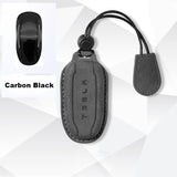 FACIA Alcantara Key Fob Case for Tesla 3 Colors Suede Texture Key Belt Premium Stitching