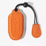 FACIA Alcantara Key Fob Case for Tesla 3 Colors Suede Texture Key Belt Premium Stitching