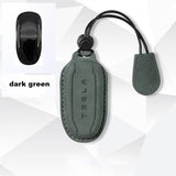FACIA Alcantara Key Fob Case for Tesla 3 Colors Suede Texture Key Belt Premium Stitching