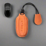 FACIA Alcantara Key Fob Case for Tesla 3 Colors Suede Texture Key Belt Premium Stitching
