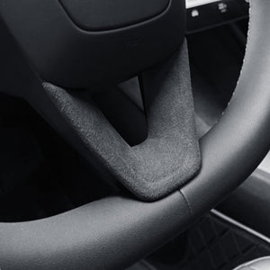 FACIA Alcantara Steering Wheel Panel Kit for Model 3 Highland / Y Juniper 2 Options