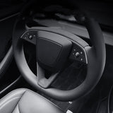 FACIA Alcantara Steering Wheel Panel Kit for Model 3 Highland / Y Juniper 2 Options