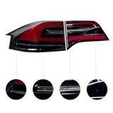 FACIA Turn Brake Lamp and Inner Tail Light Replacement for Model X (16-20)
