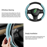 FACIA Ultra-thin Alcantara Steering Wheel Cover for Model 3 / Y TESERY