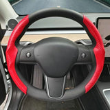FACIA Ultra-thin Carbon Fiber Pattern Steering Wheel Cover for Tesla Model 3/ Y