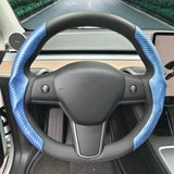 FACIA Ultra-thin Carbon Fiber Pattern Steering Wheel Cover for Tesla Model 3/ Y