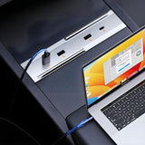 FACIA 65W USB Hub for Model 3 Highland/Model Y Juniper Dual USB-C + Dual USB-A Fast Charging