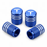 FACIA Valve Stem Caps 4 Pack Fit Suitable for Tesla 3/Y/S/X 2017-ON