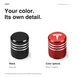 FACIA Valve Stem Caps 4 Pack Fit Suitable for Tesla 3/Y/S/X 2017-ON