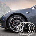 FACIA DuPont Nylon Wheel Rim Protectors for Tesla 4-Piece Set 5 Colors Curb Rash Guard Impact Resistant