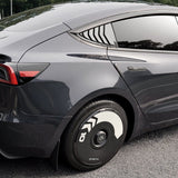 FACIA Window Visor Rain Guards for Model 3 / Y/ YL 4-Piece Set 3M Adhesive