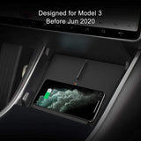 FACIA Center Console Wireless Charger for Tesla Model 3