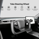 FACIA Yoke Steering Wheel for Model Y Juniper / Model 3 Highland Inspired by Model S/X