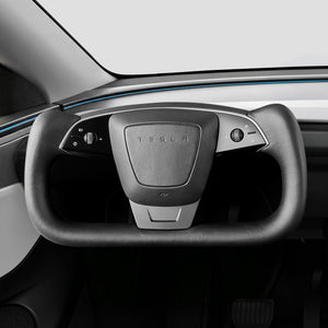 FACIA Yoke Steering Wheel for Model Y Juniper / Model 3 Highland Inspired by Model S/X